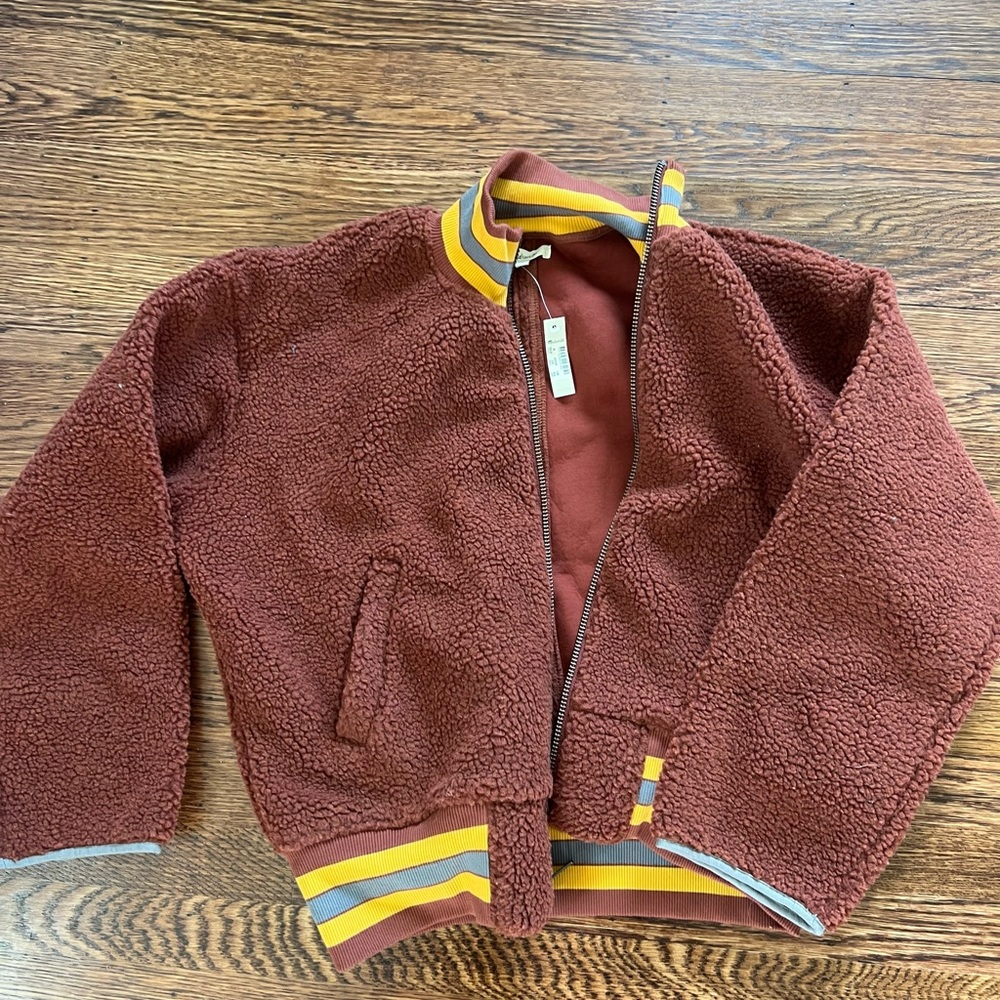 Madwell Sherpa Varsity Bomber Jacket